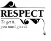 respect